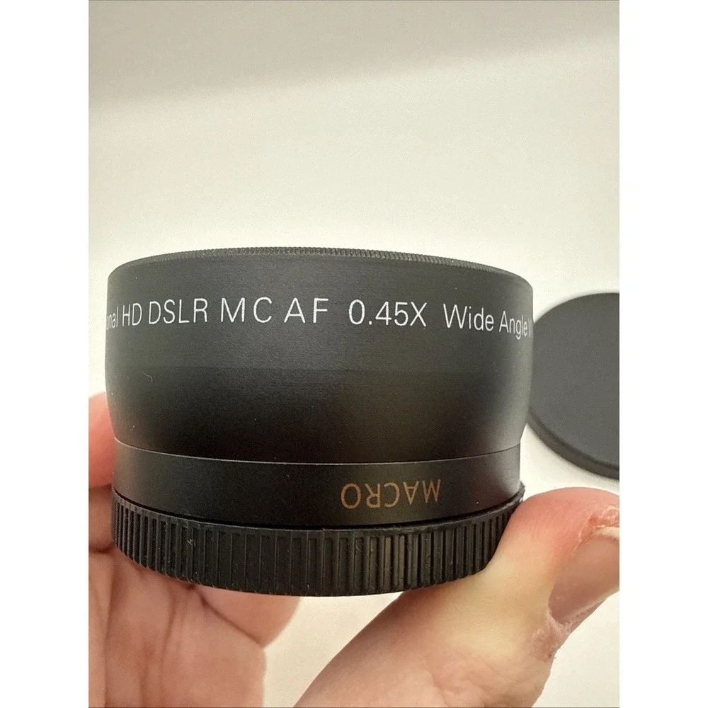 Macro 58mm .45x Wide Angle Macro Converter Lens HD DSLR‎ Pro MC AF Japan